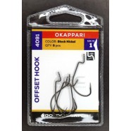 Гачки для риби, GC Offset Okkapari 4091, 5шт/уп, колір BN, №1